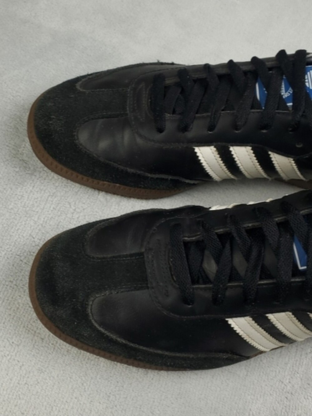 Adidas Samba OG Shoes Mens 11 Black Gum Classic Soccer Sneakers - Picture 3 of 5